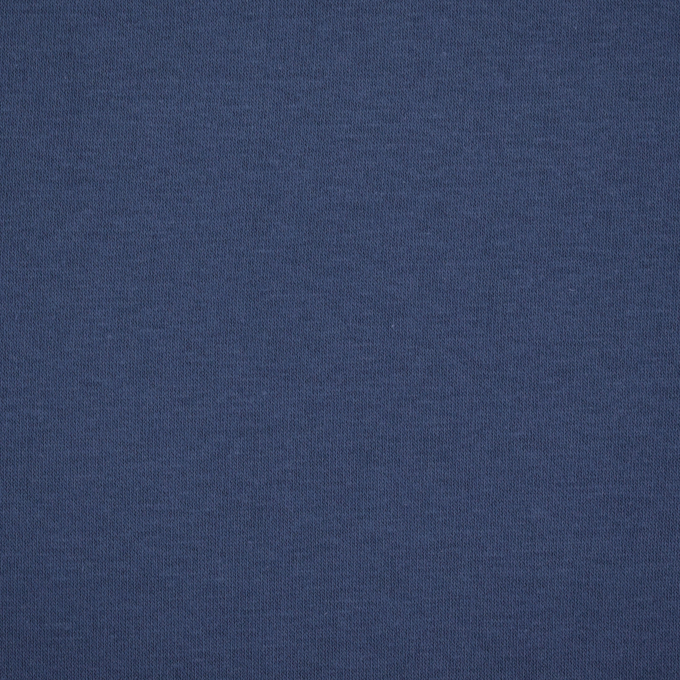 Tissu sweat molleton, bleu denim