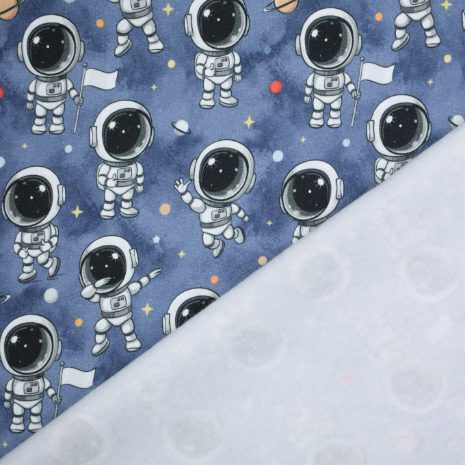 Wintersweat Kleiner Astronaut, jeansblau