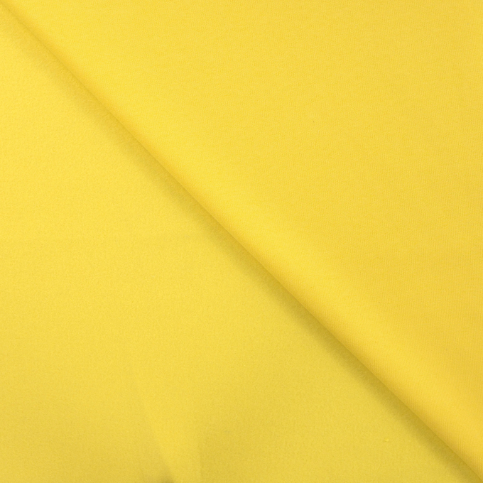 Tissu sweat molleton, jaune soleil
