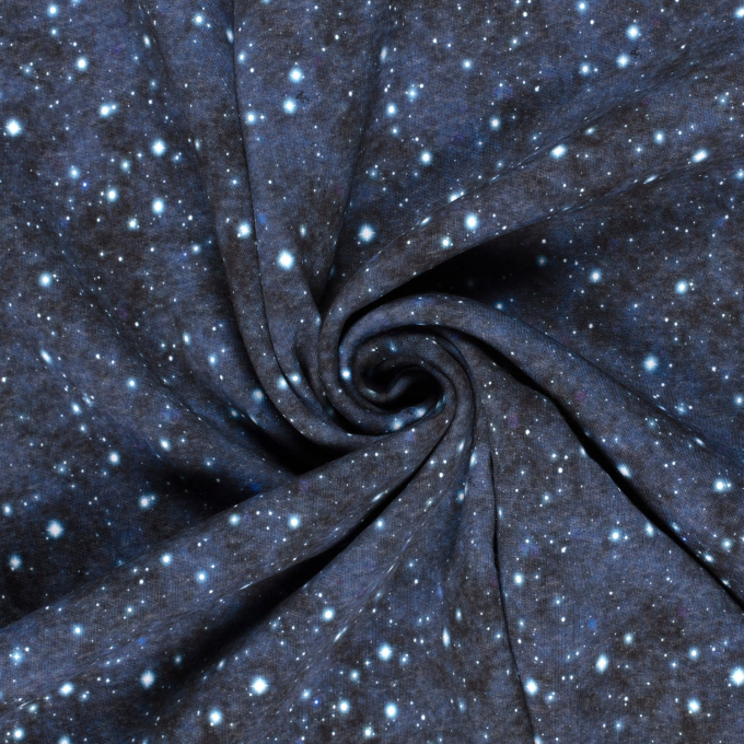 Wintersweat Sterrenhemel, donkerblauw