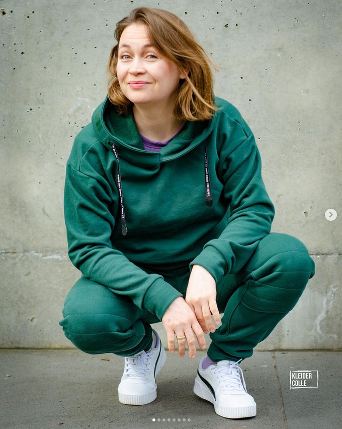 Wintersweat uni, petrol