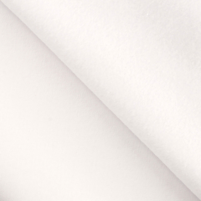 Tissu sweat molleton, blanc