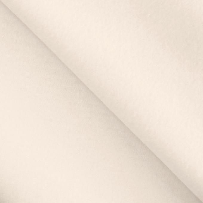 Tissu sweat molleton, blanc cassé
