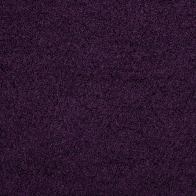 Tissu lainage bouclette, pourpre foncé