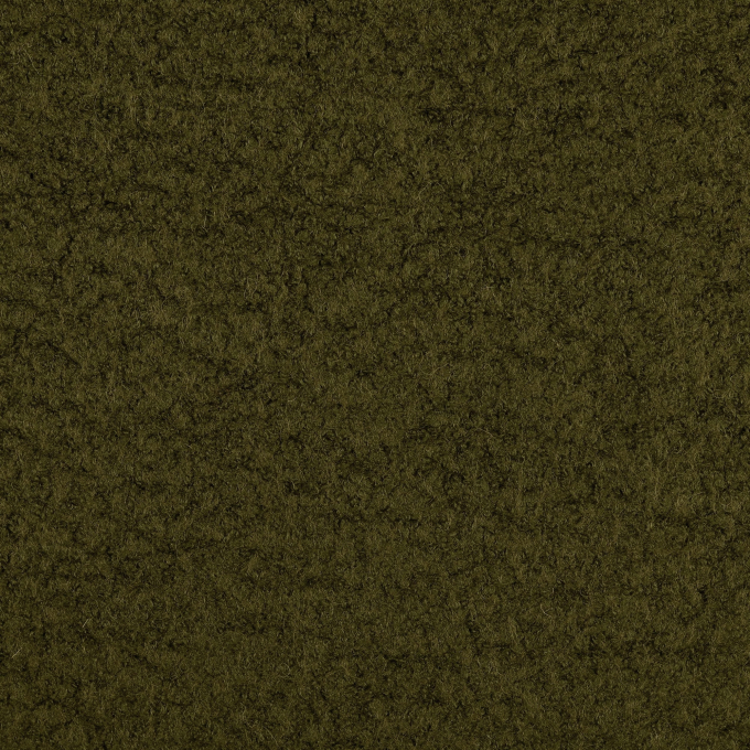 Tissu lainage bouclette, kaki