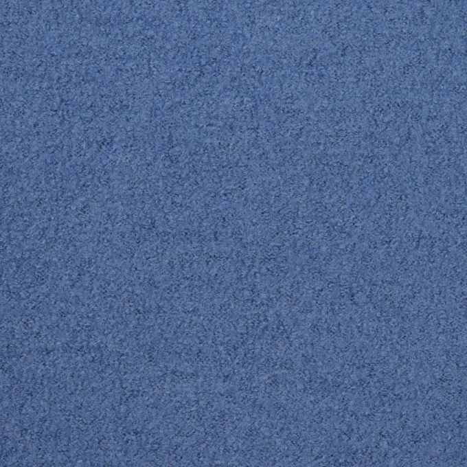 Tissu lainage aspect légèrement bouclé Burda, bleu denim