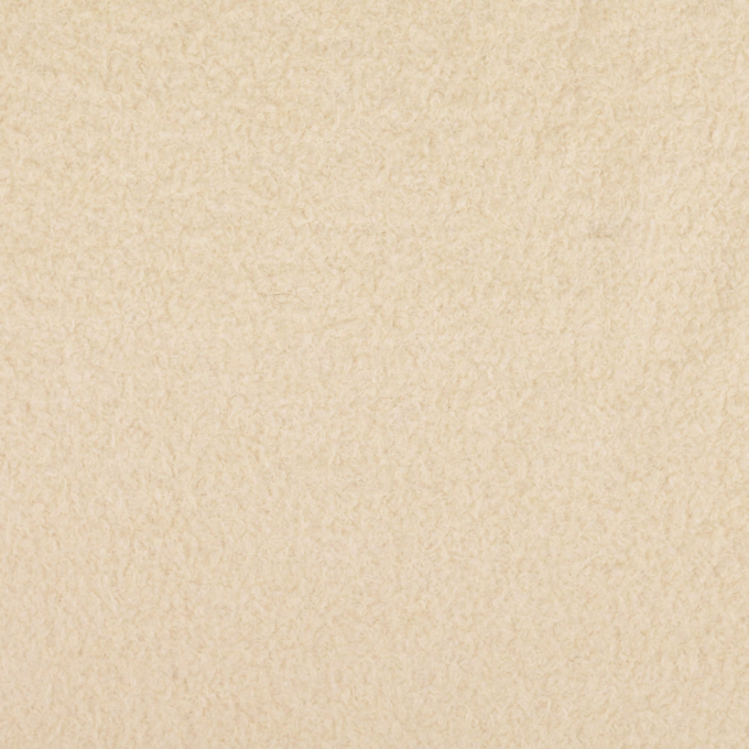 Tissu lainage bouclette, blanc cassé