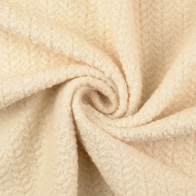 Woll Bouclé Zick Zack, creme