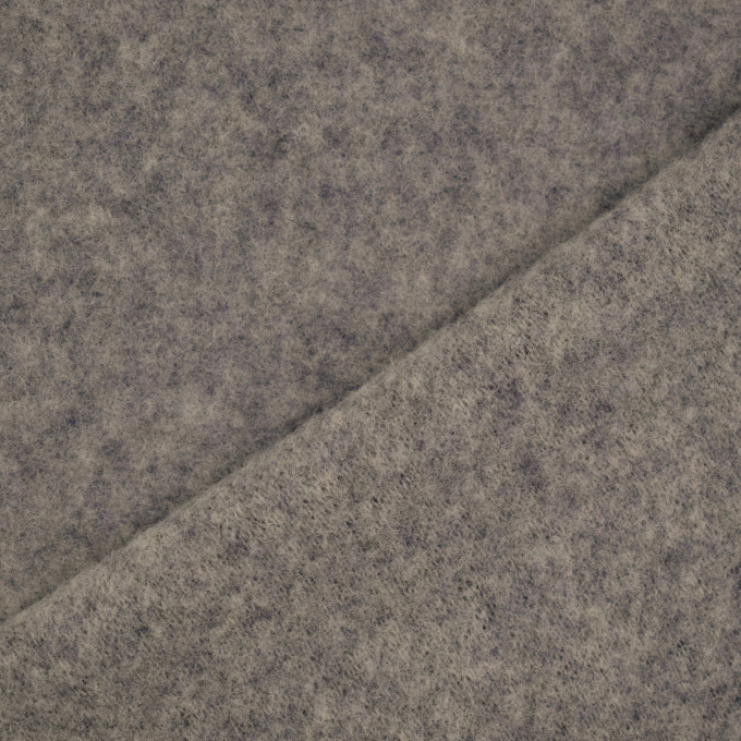 Tissu laine vierge uni, gris