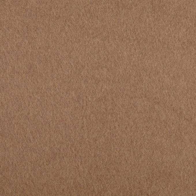 Tissu laine vierge uni, marron moyen