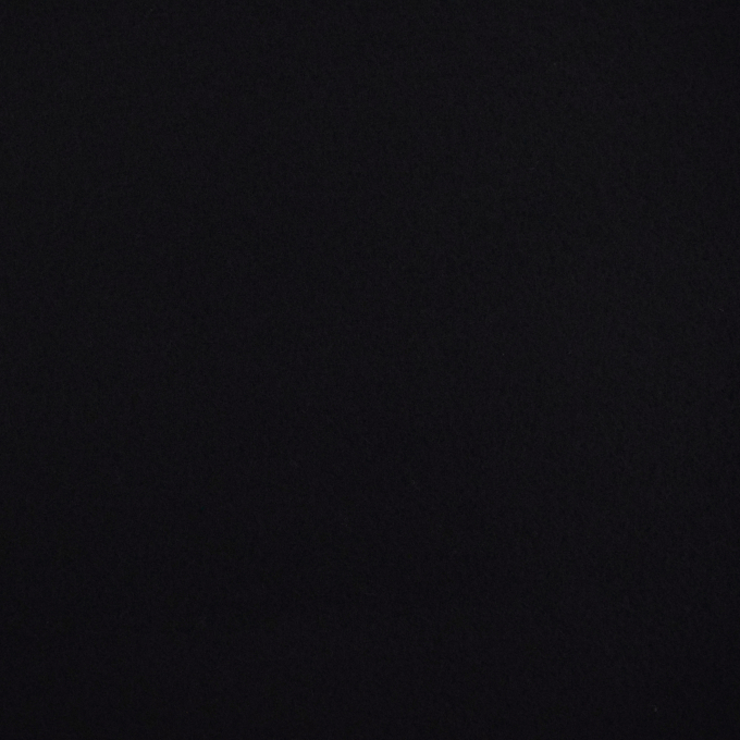 Tissu laine vierge uni, noir