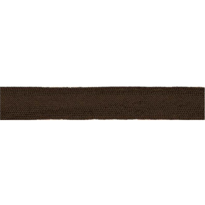 woolen braid 28mm, dark brown