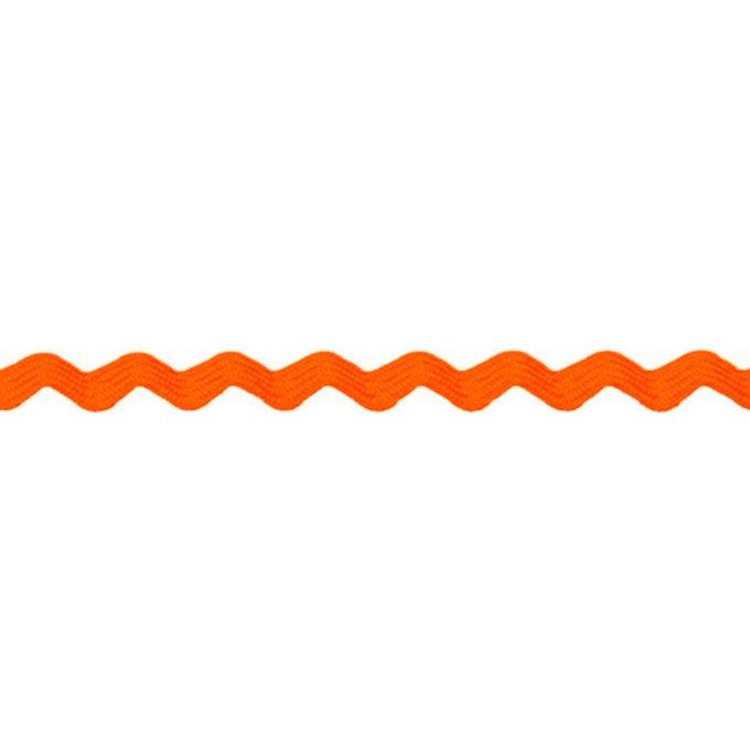 Zackenlitze neonorange 5 mm