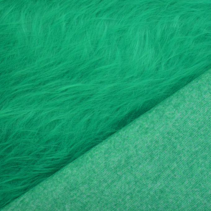 Pluche langharig, groen