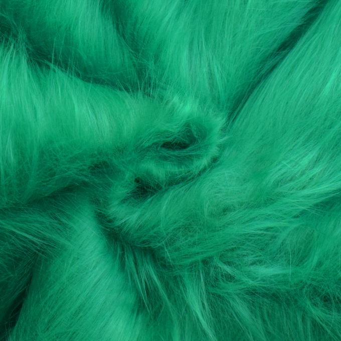 Pluche langharig, groen
