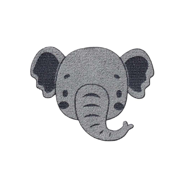 Appliqué Elephant head | Fabrics Hemmers
