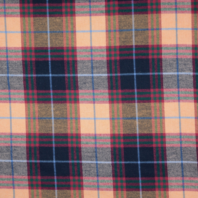 Cotton flannel scottish squares, multicolour | Fabrics Hemmers