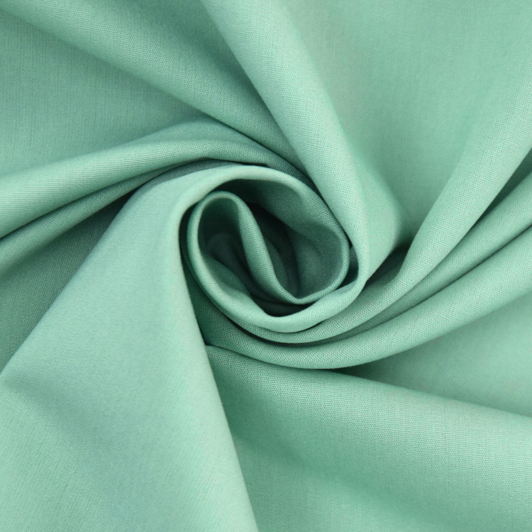 Cotton Fabric Light Pastel Green Fabrics Hemmers