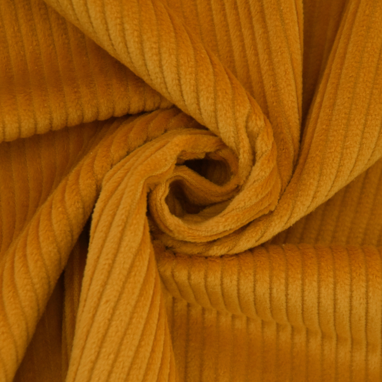 Corduroy mosterdgeel | Stoffen Hemmers