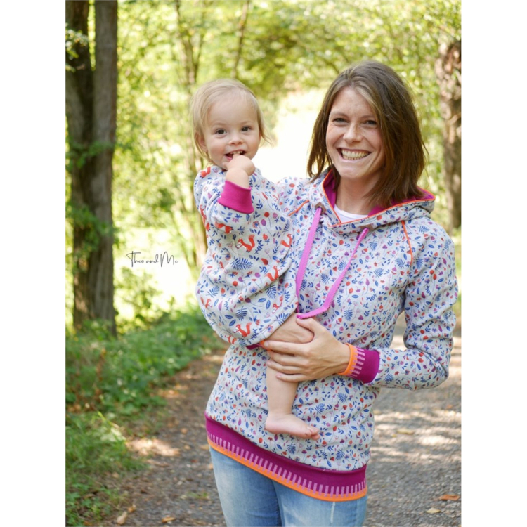 E Book Ki Ba Doo Sweater Hoodie Mix & Match Damen | Stoffe E Book Ki Ba Doo Sweater Hoodie Mix & Match Damen | Stoffe