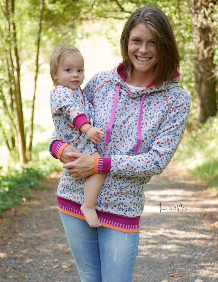 E Book Ki Ba Doo Sweater Hoodie Mix & Match Damen | Stoffe E Book Ki Ba Doo Sweater Hoodie Mix & Match Damen | Stoffe