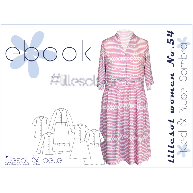 E Book Lillesol Pelle Kleid Und Bluse Sombra German Fabrics Hemmers