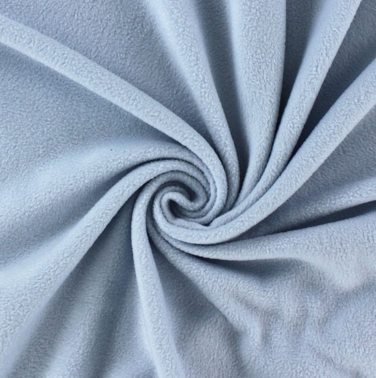 Fleece antipill, light blue Fabrics Hemmers