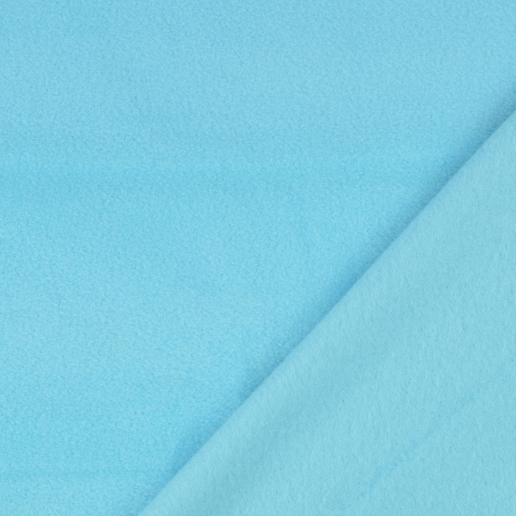 Fleece Anti Pilling Light Turquoise Fabrics Hemmers