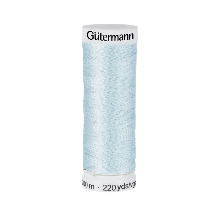 Gutermann Fils Pour Tout Coudre 075 Bleu Ciel Tissus Hemmers