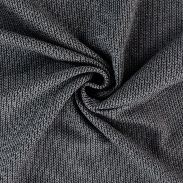 Knit Knit Jacquard jersey, dark grey 