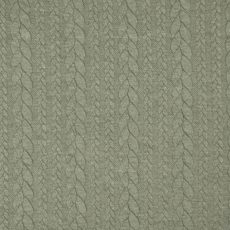 olive knit fabric