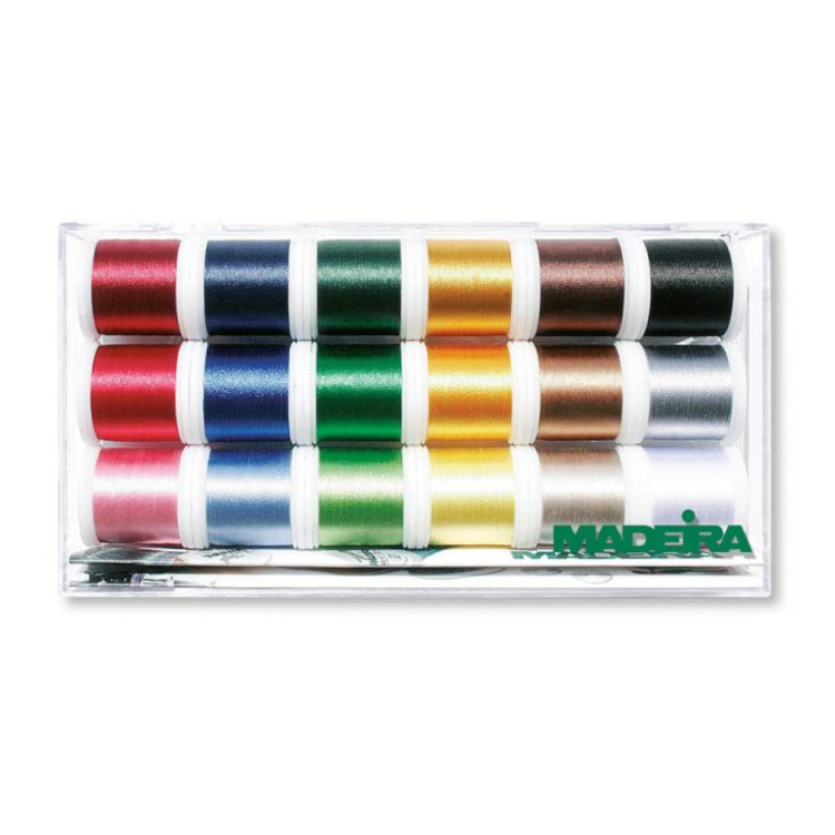 Madeira machine embroidery thread Box Rayon 40 | Fabrics Hemmers