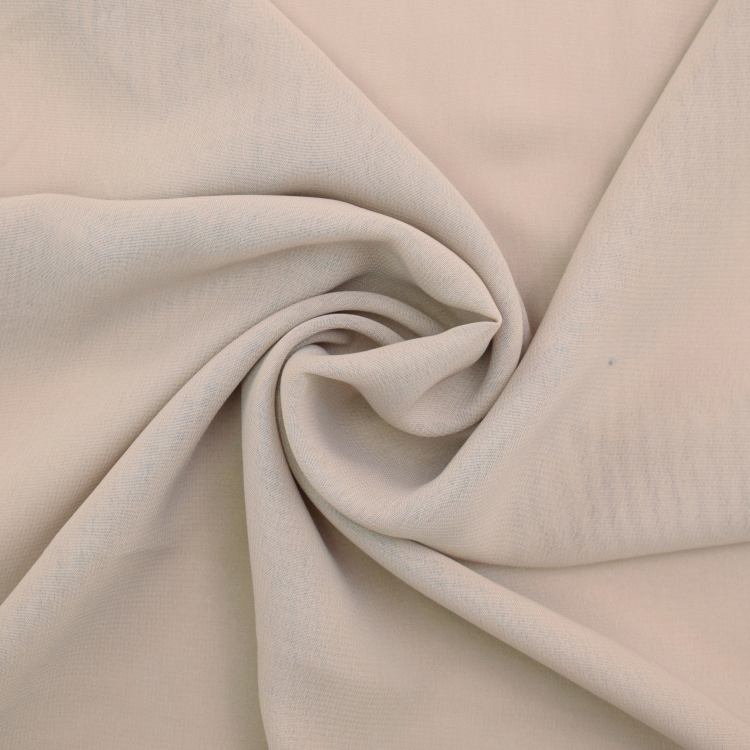 Sample Chiffon dark beige Fabrics Hemmers