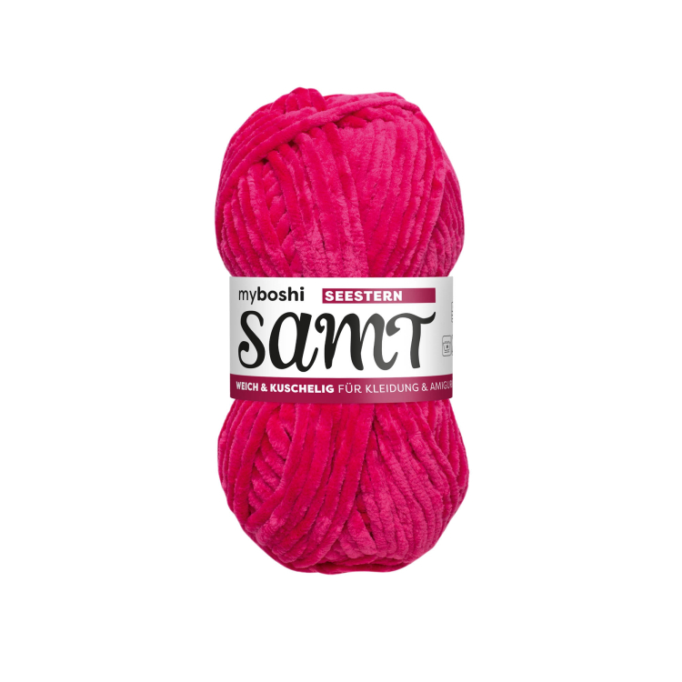 Chenillove Sparkle Samtwolle - 100g Creme Für Strickprojekte