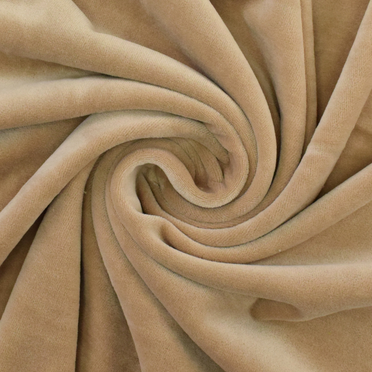 Nicki fabric, beige Fabrics Hemmers