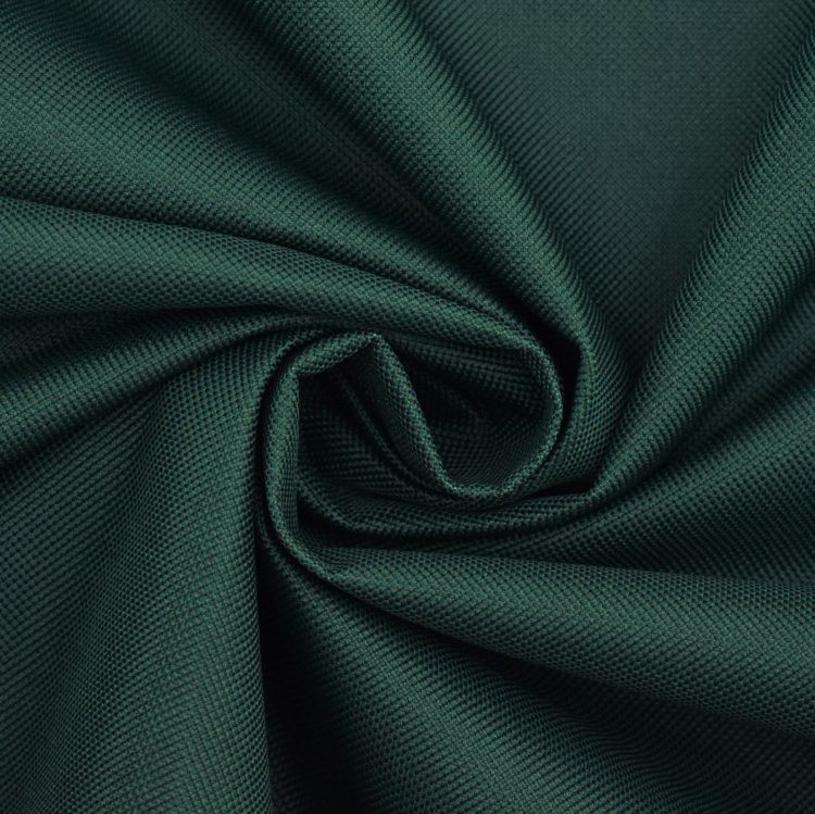 Polyester outdoor fabric plain, dark green Fabrics Hemmers