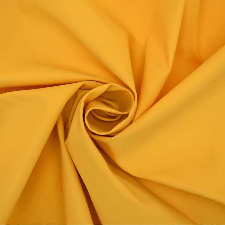 Tissu imperm?�able K-way uni, jaune | Tissus Hemmers