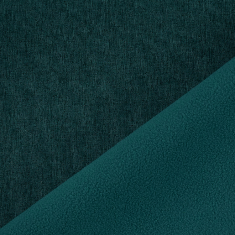 Softshell melange, green Fabrics Hemmers