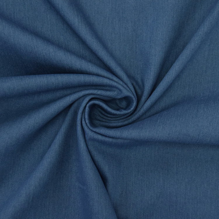 light blue stretch denim fabric