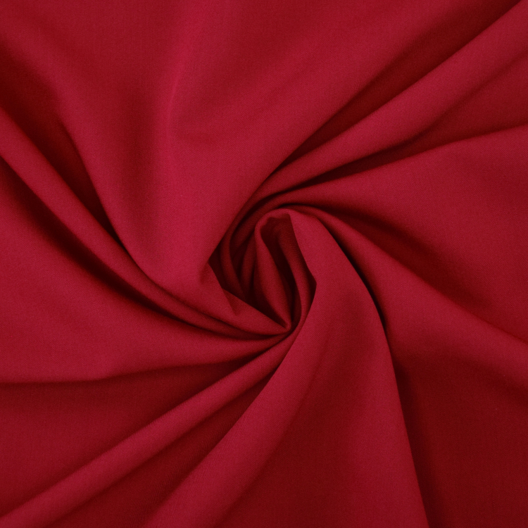 Stretch Twill Red Fabrics Hemmers