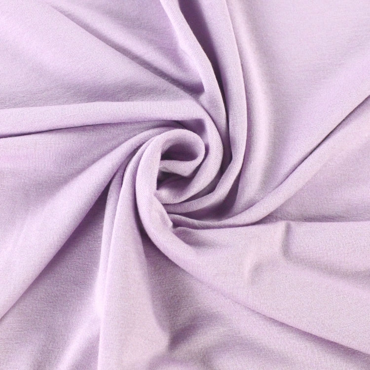 Viskosejersey flieder Stoffe Hemmers