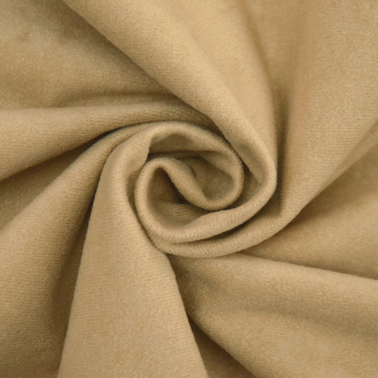 Imitation Velours, Aspect Daim, Beige | Tissus Hemmers