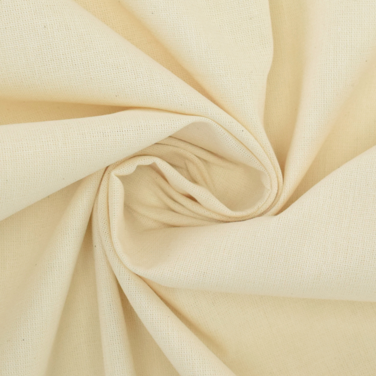 extra large Tissu calicot 160 cm 100 % coton naturel non blanchi par JRI® qualité supérieure poids moyen 2 mètres 