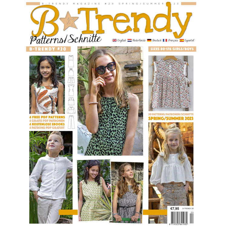 Magazine Couture B-Trendy 20, En Français | Tissus Hemmers