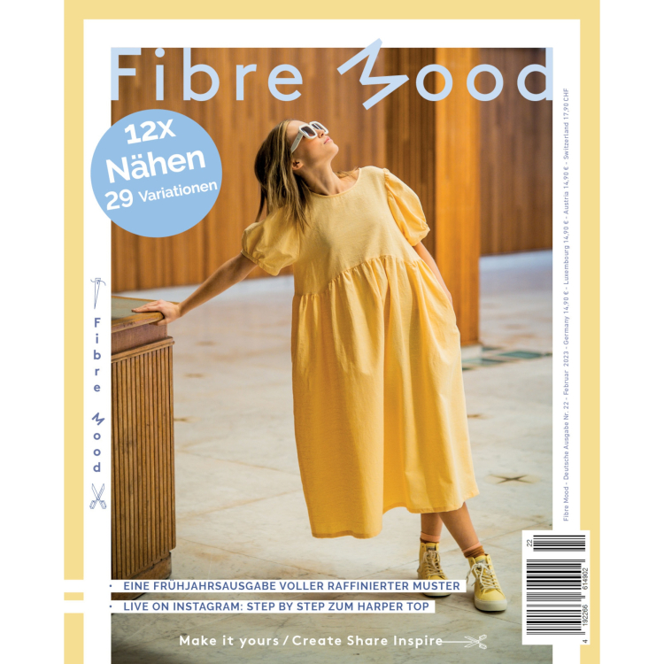 Magazine Fibre Mood Nr.22, german edition Fabrics Hemmers