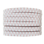 12 m bande élastique Veno, largeur 6 mm, blanc