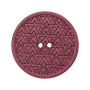 Bouton couture chanvre et polyester recyclé 28 mm, 2 trous, baies (0056)