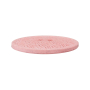 Bouton couture chanvre et polyester recyclé 28 mm, 2 trous rose (0046)