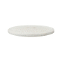 Bouton 2 trous en chanvre et polyester recyclé, 28 mm, blanc neige (0074)