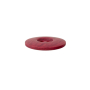 Bouton en plastique deux trous chiné, 18 mm, lie de vin (0058)